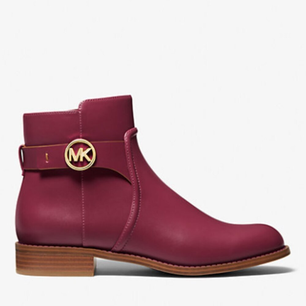 NEW Michael Kors Carmen Ankle Boot in Mulberry - Picture 3 of 4